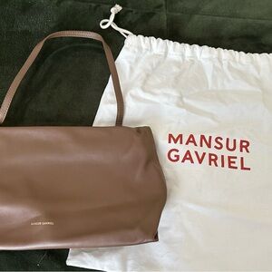 Mansur Gavriel Brown Leather Handbag